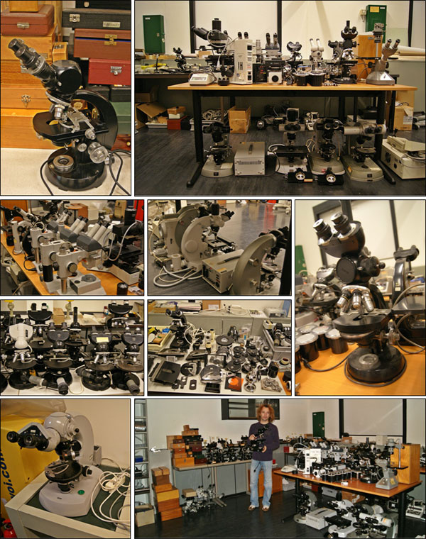 Sorting out the old microscopes
