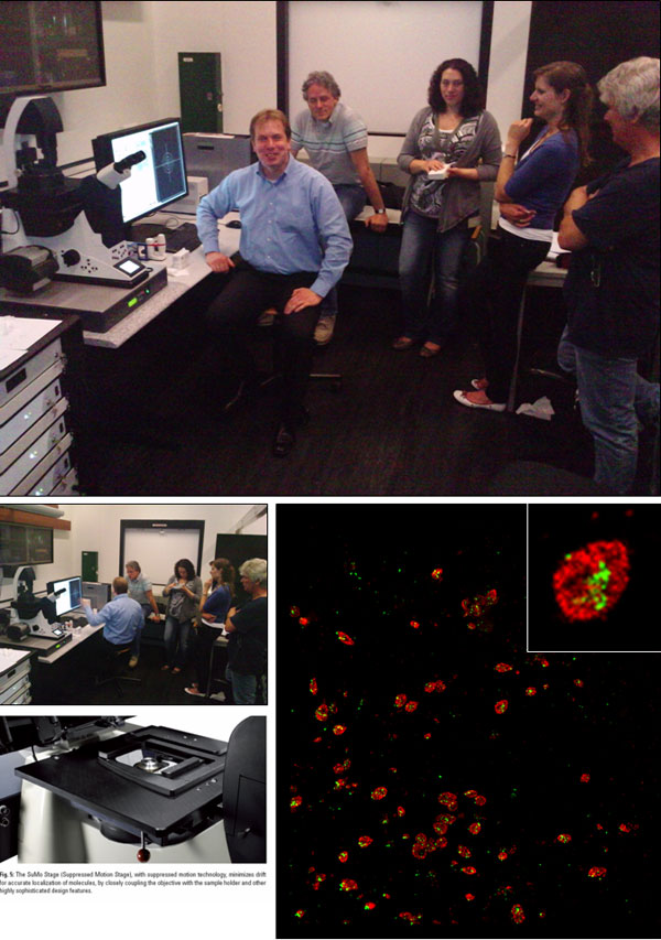 Testing of the super-resolution microscope Leica SR GSD